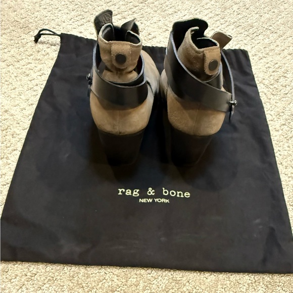 Rag & Bone Women's Suede Ankle Boots - Taupe - Picture 5 of 6